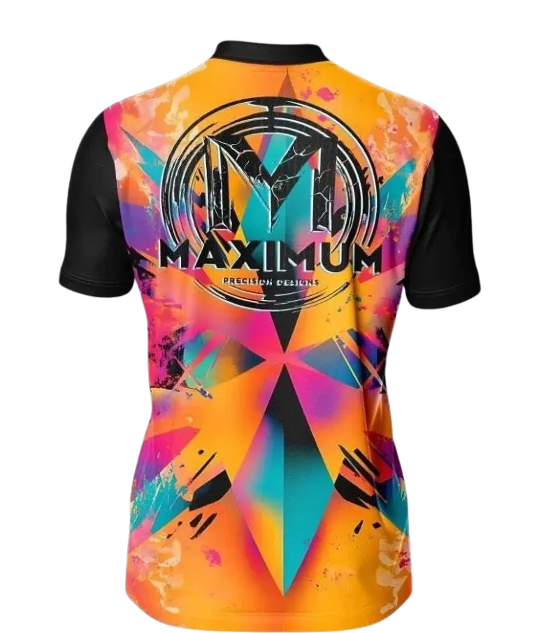 Abstract Gem Collared Jersey