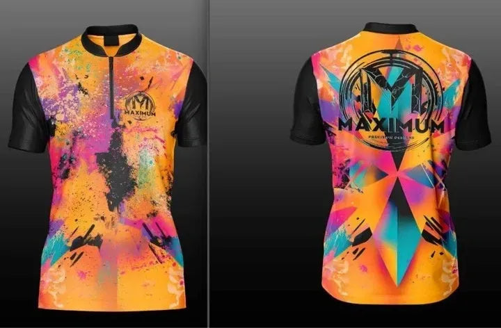 Abstract Gem Collared Jersey