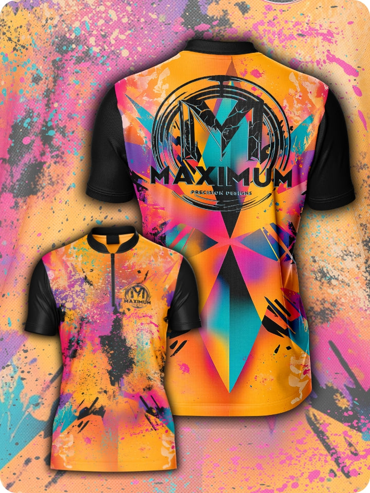 Maximum Precision Design Abstract Gem Dart Jersey by Mike Maloney