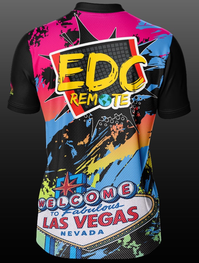 EDC Neon Vegas Collared Jersey