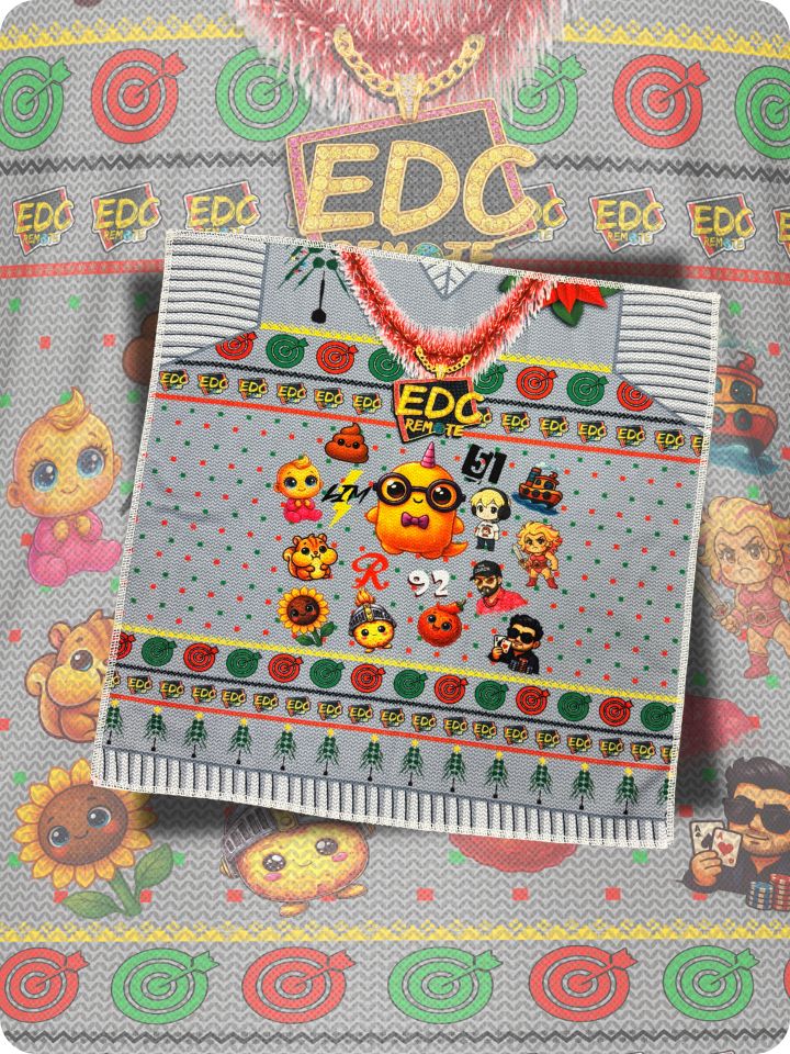 "EDC Ugly Sweater" Pet Bandana - Maximum Precision Designs