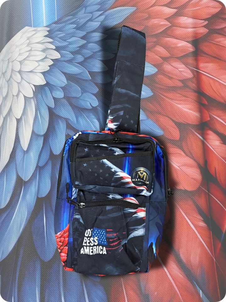 Maximum Precision Designs Patriotic USA dart accessories bag by Mike Maloney