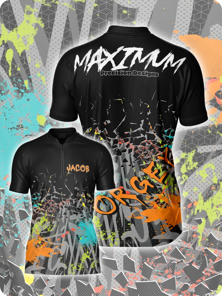 Maximum Precision Design Shatter Dart Jersey by Mike Maloney