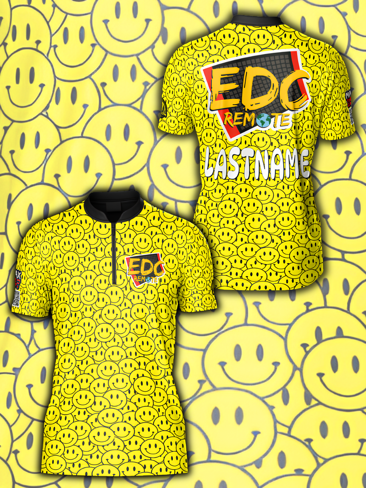 EDC Remote Smiley Face Jersey - Maximum Precision Designs