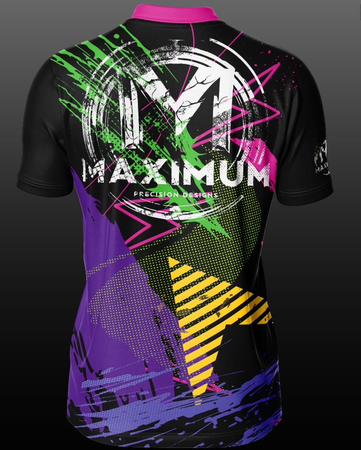 Maximum Graffiti Collared Jersey
